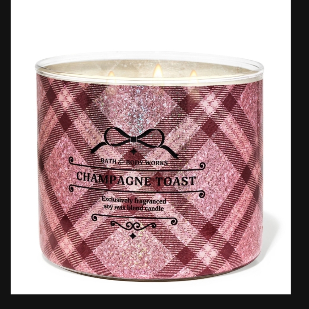 Champane Toast 3-wick candle